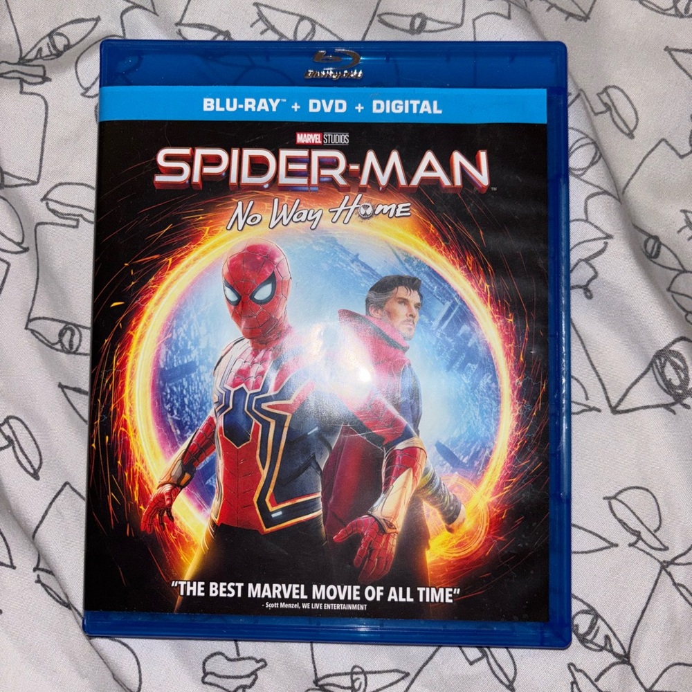 Blu-ray Spiderman No Way Home DVD set